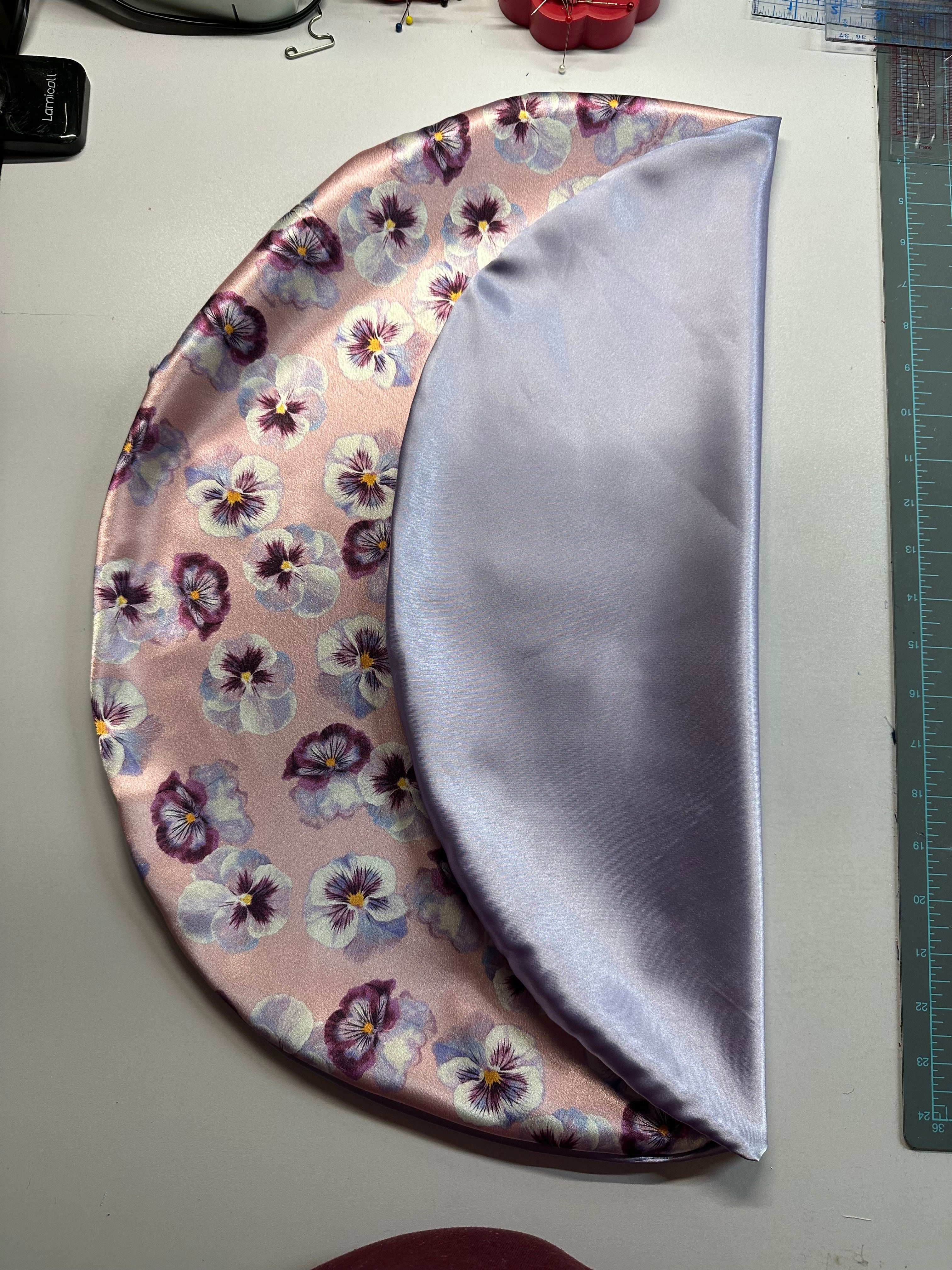 Large Poppies Reversible Bonnet