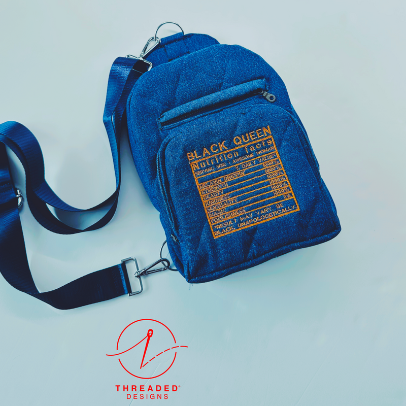 Black Queen Sling bag - Preorder