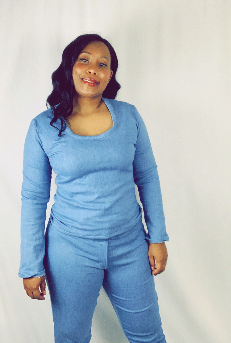 Alicia Nicole Stretch Denim Outfit