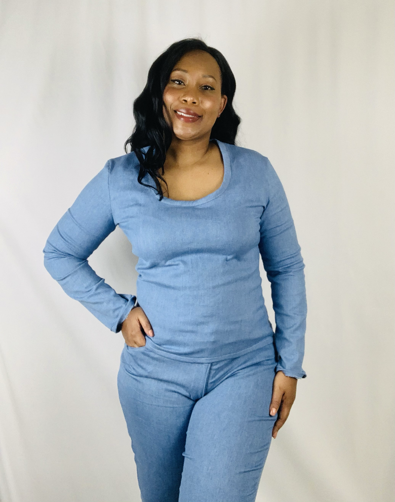 Alicia Nicole Stretch Denim Outfit