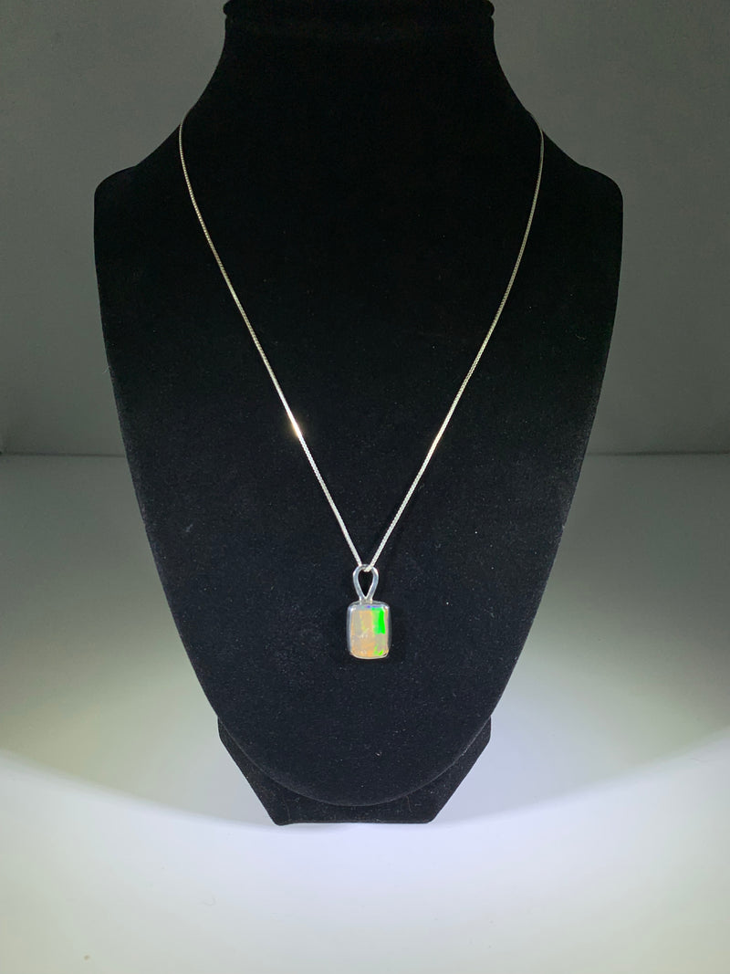 Australian Fire Opal Pendant