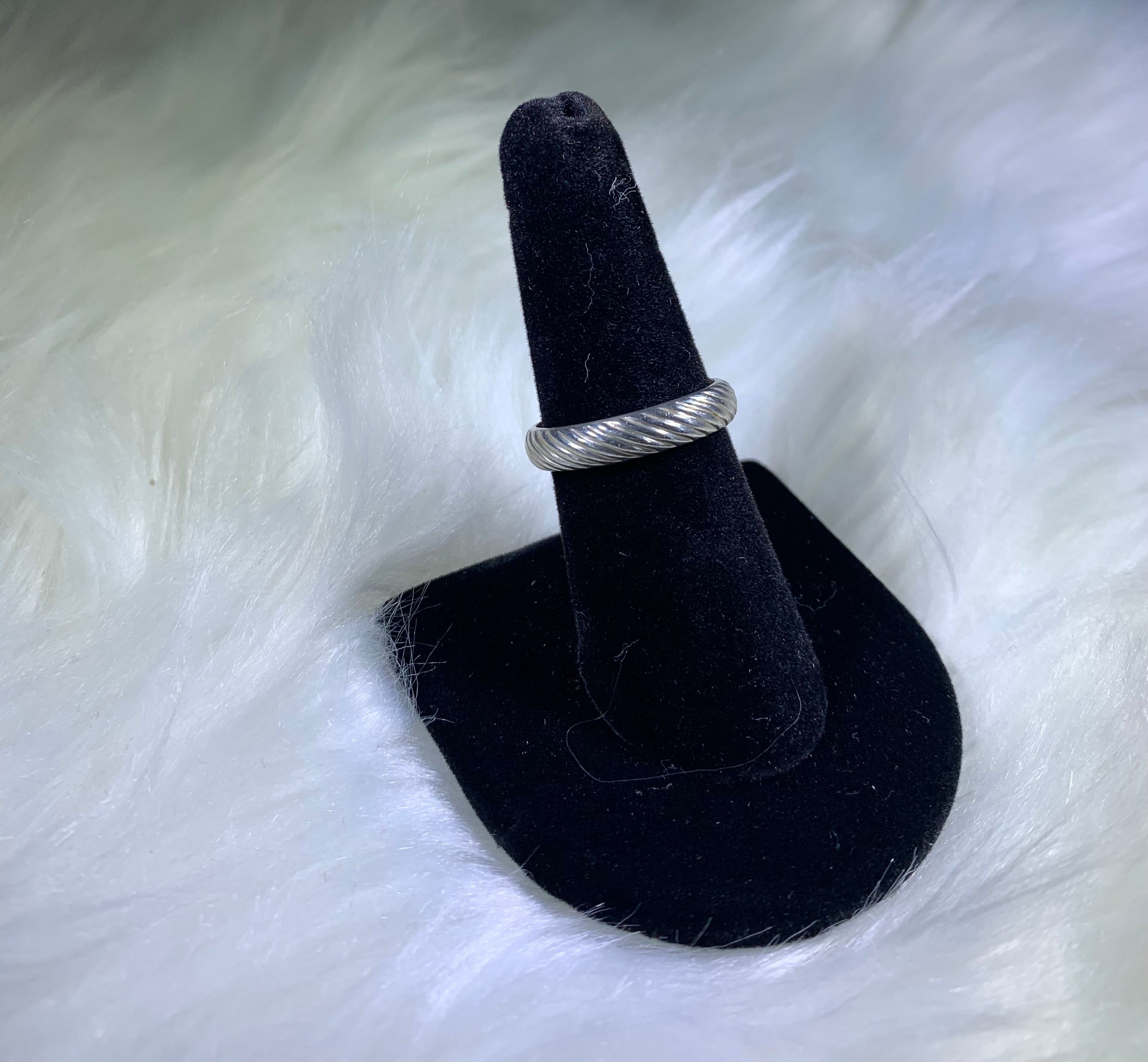 Spiral Sterling Silver Ring