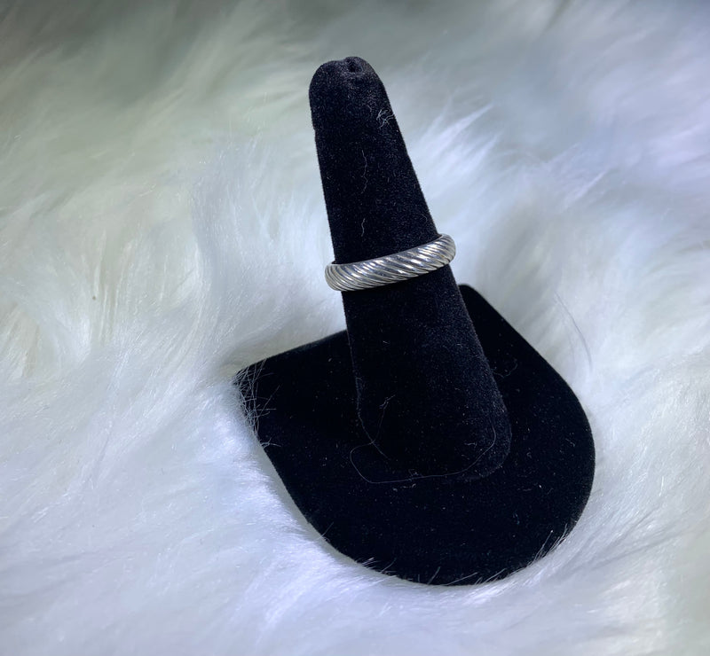 Spiral Sterling Silver Ring